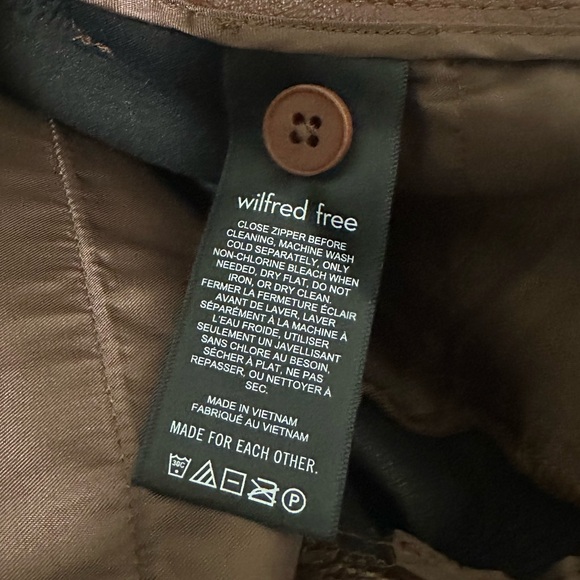 Wilfred Free Ascendant Pant in Cognac - Picture 8 of 9